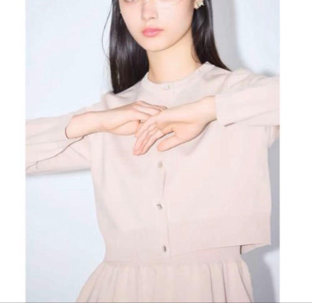 CELFORD コルセットディティールワンピース×カーディガンセット