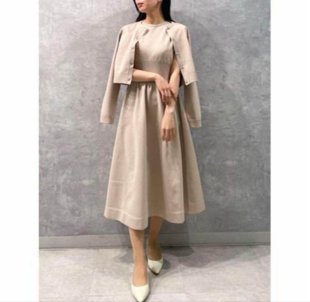 CELFORD コルセットディティールワンピース×カーディガンセット