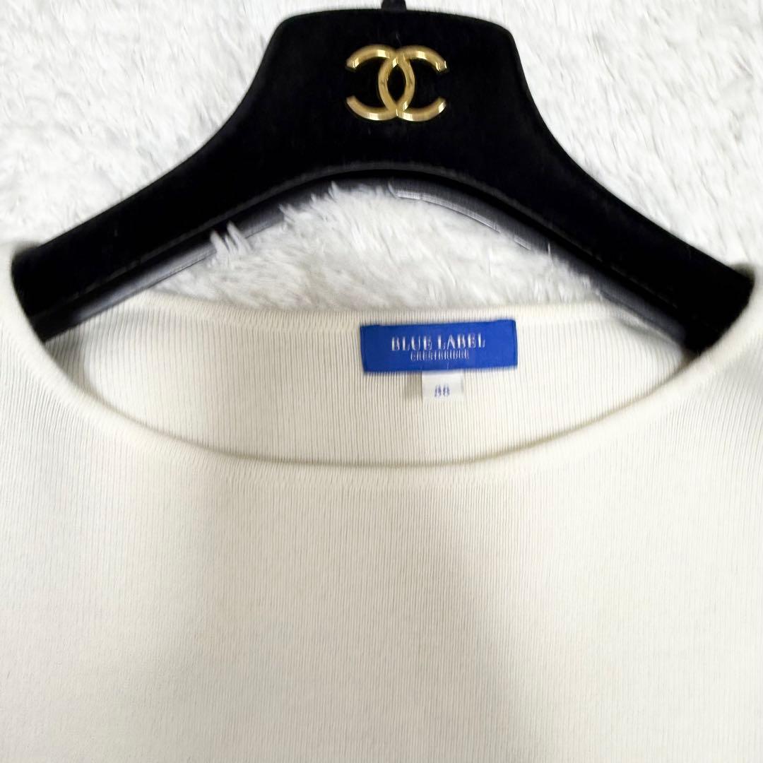 【極美品✨】クレストブリッジ　チェッククロッシングツイルニットドッキングドレス