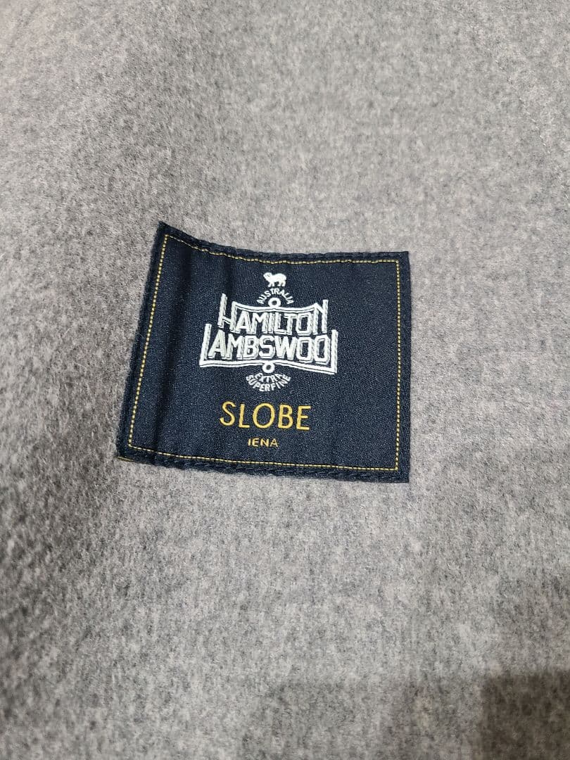 SLOBE IENA HAMILTONダブルフェイスウールショートコクーンコート