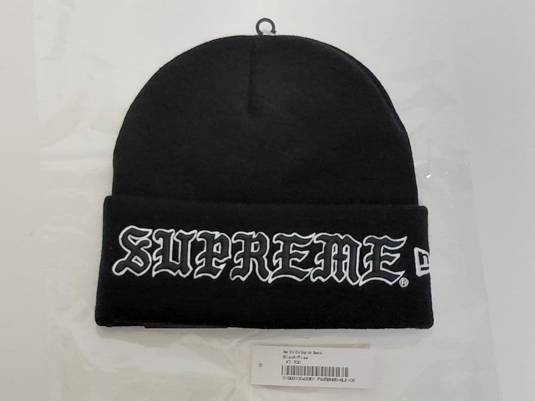 新品未着用　Supreme　New Era　Old　English　Beanie