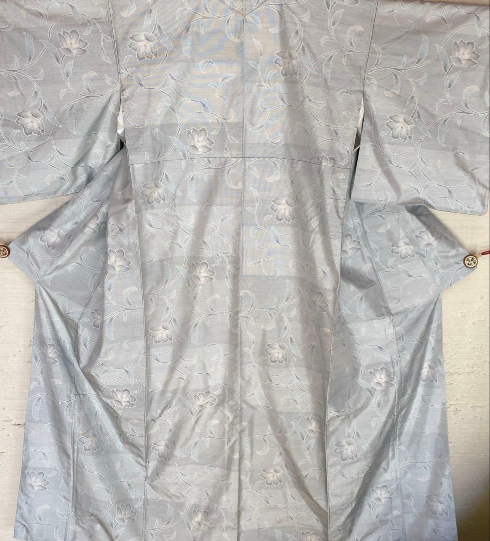 値下げ　白大島　色大島　オリエンタル花唐草