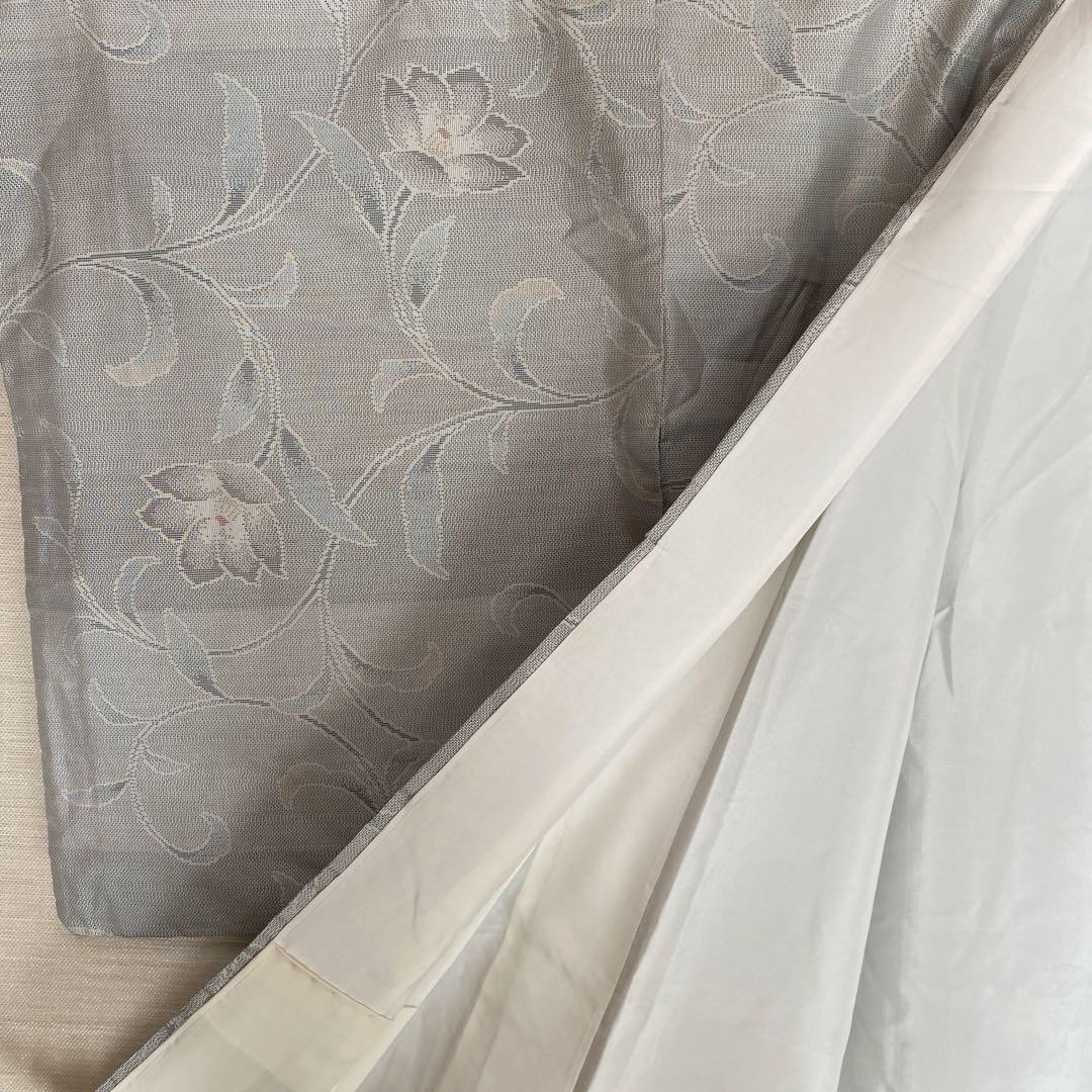 値下げ　白大島　色大島　オリエンタル花唐草