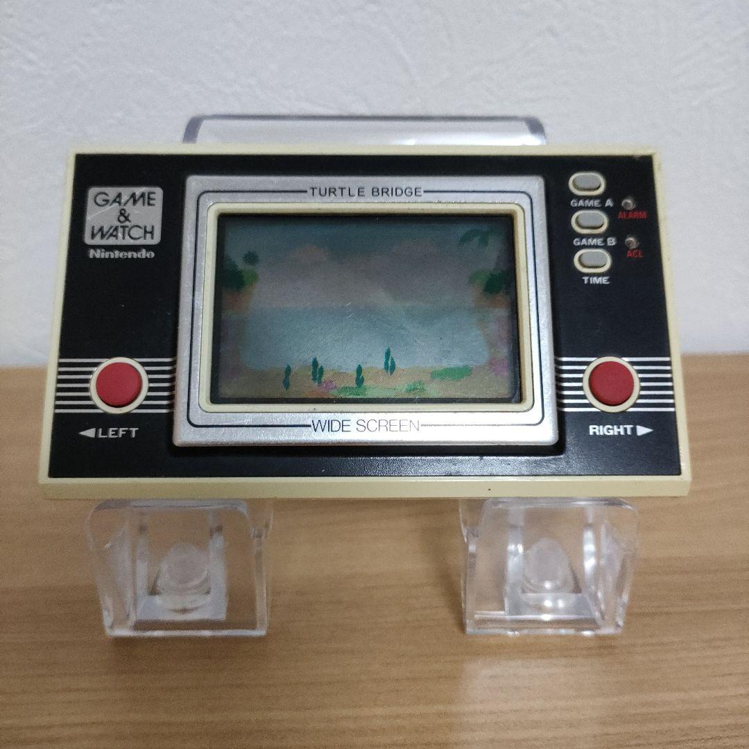 ゲーム＆ウォッチタートルブリッジニンテンドー任天堂Nintendoメンテナンス済