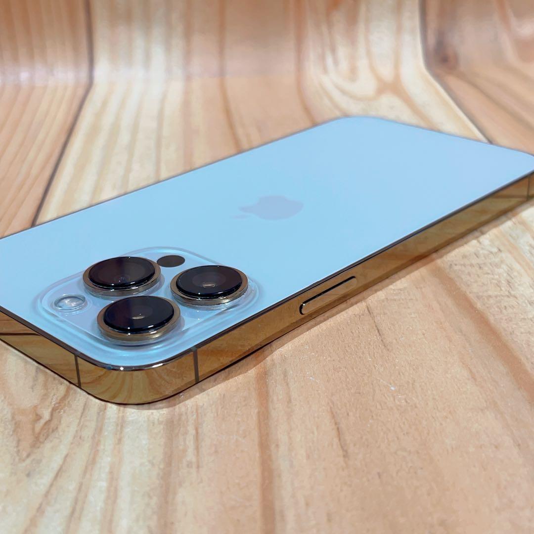 SIMフリー 本体 iPhone 13 Pro 128 GB ゴールド 595
