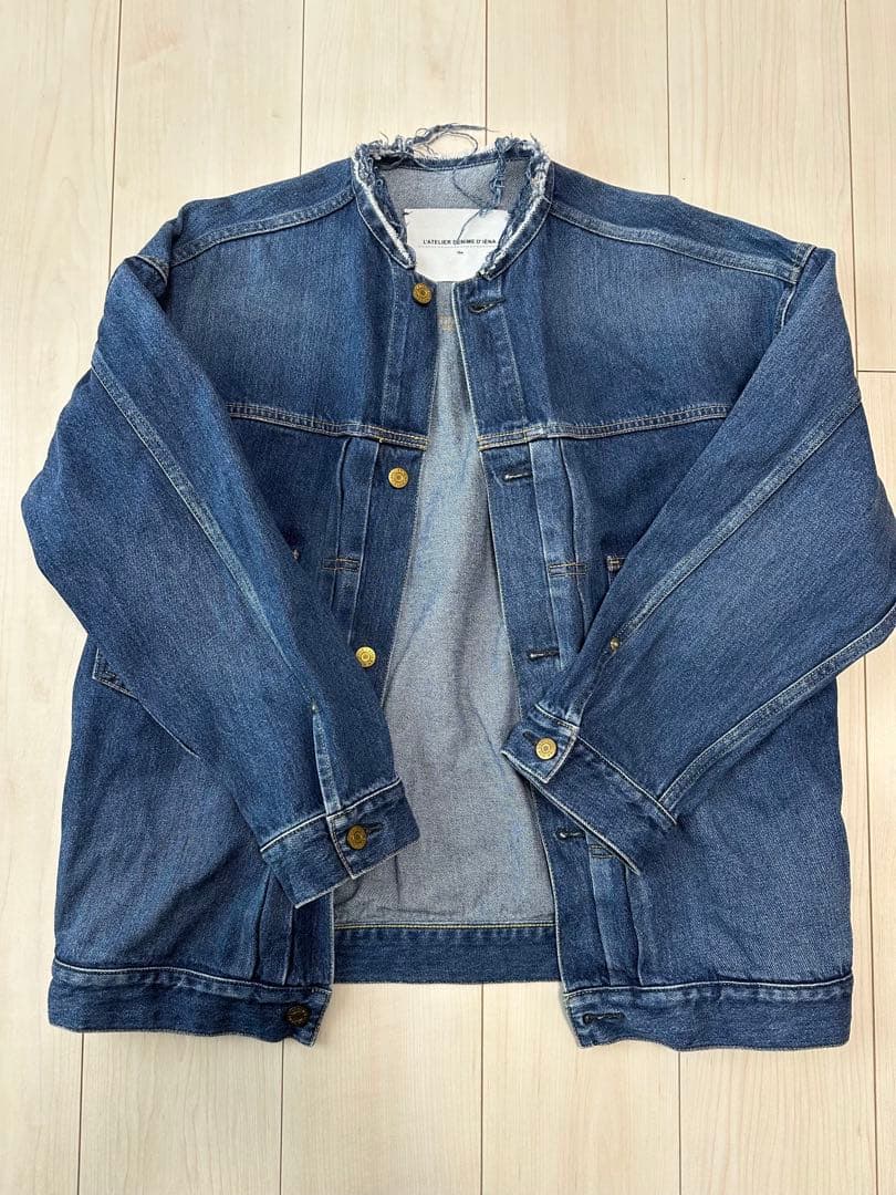 IENA リメイクルーズデニムブルゾン
