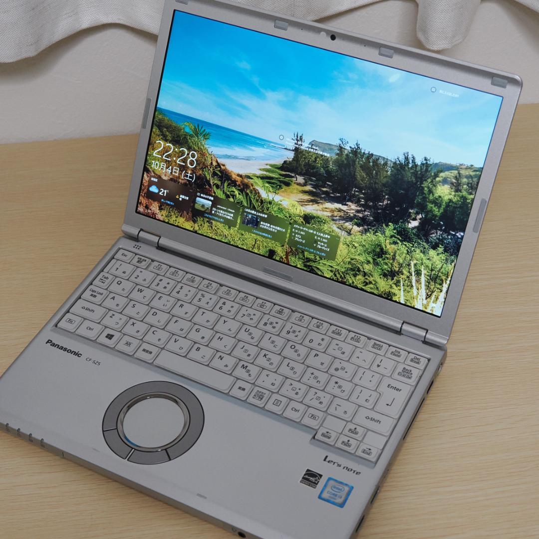 Windowsノート本体 Panasonic CF-SZ5 i3 6100U 4GB 128GB 12.1