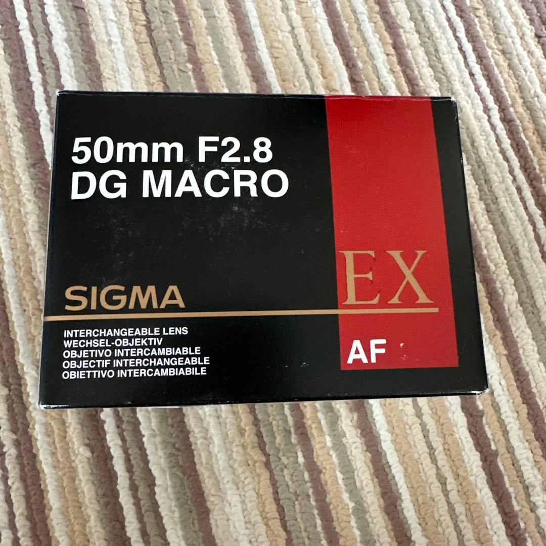SIGMA DG MACRO 50mmf2.8 canon 新品未開封品