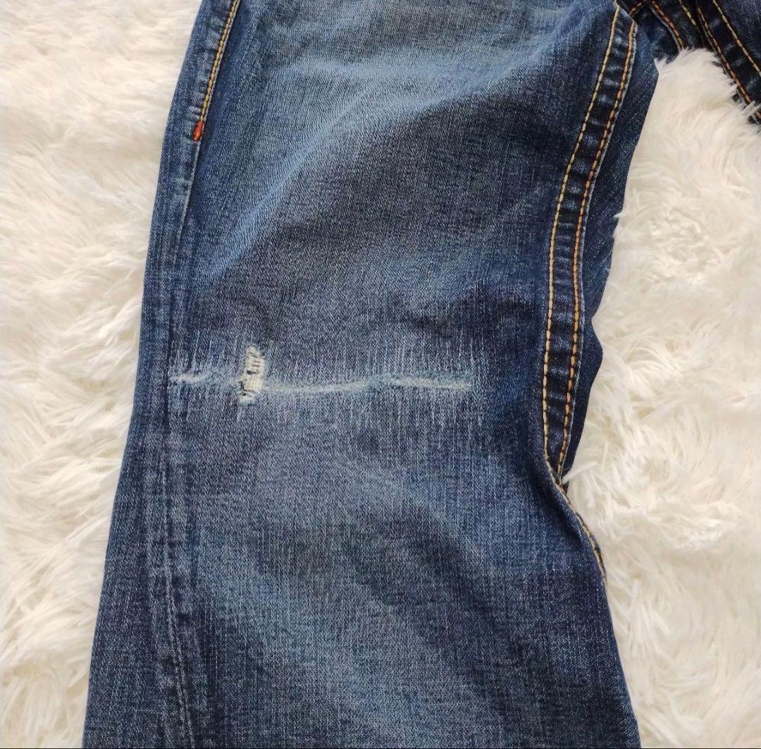 TRUE RELIGION RAINBOW JOEY フレアデニム