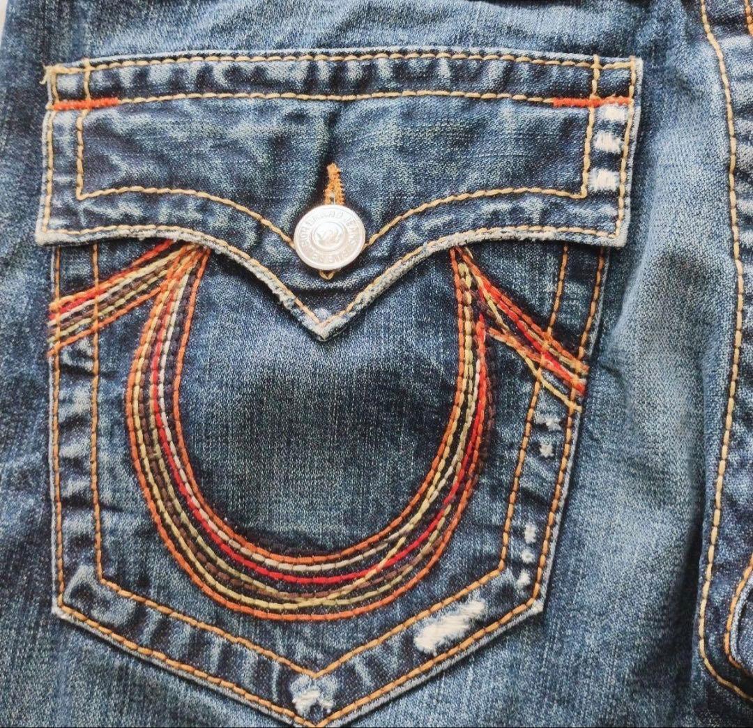 TRUE RELIGION RAINBOW JOEY フレアデニム