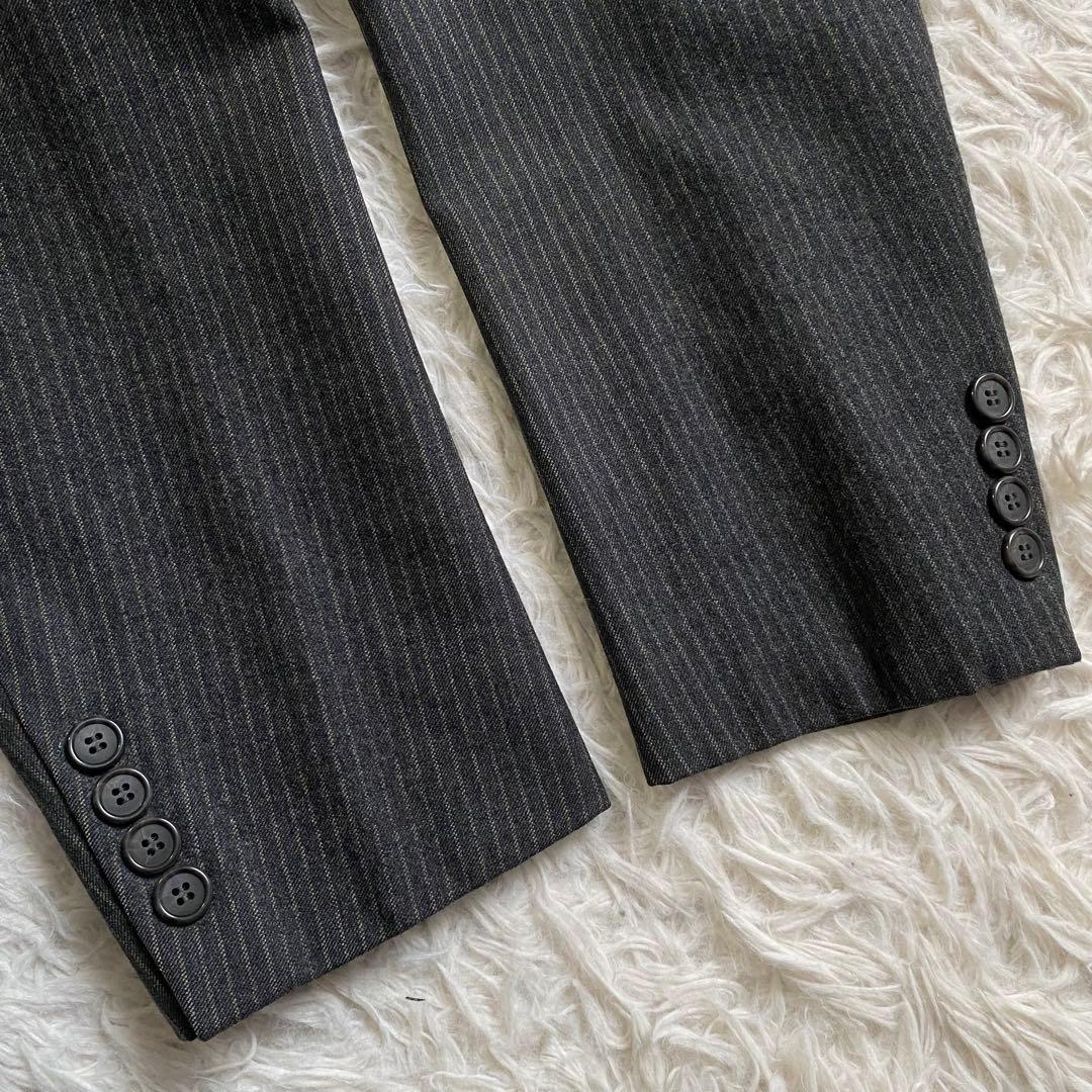 極美品■ブルックスブラザーズ　スーツ　セットアップ　グレー　ストライプ　3B