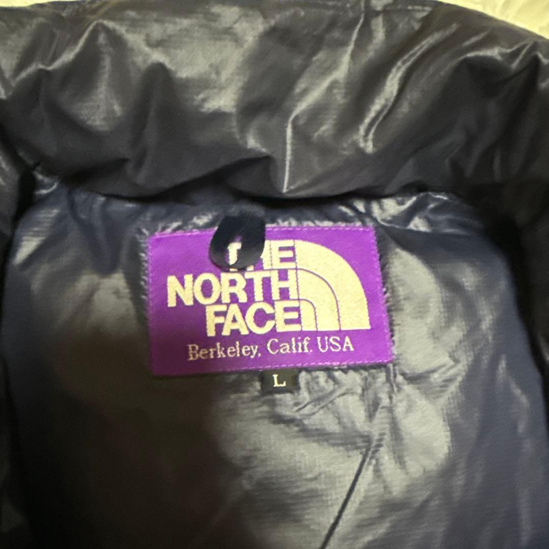 【希少】ノースフェイス　パープルレーベル　ヌプシ　ダウンベスト　花柄　別注　L