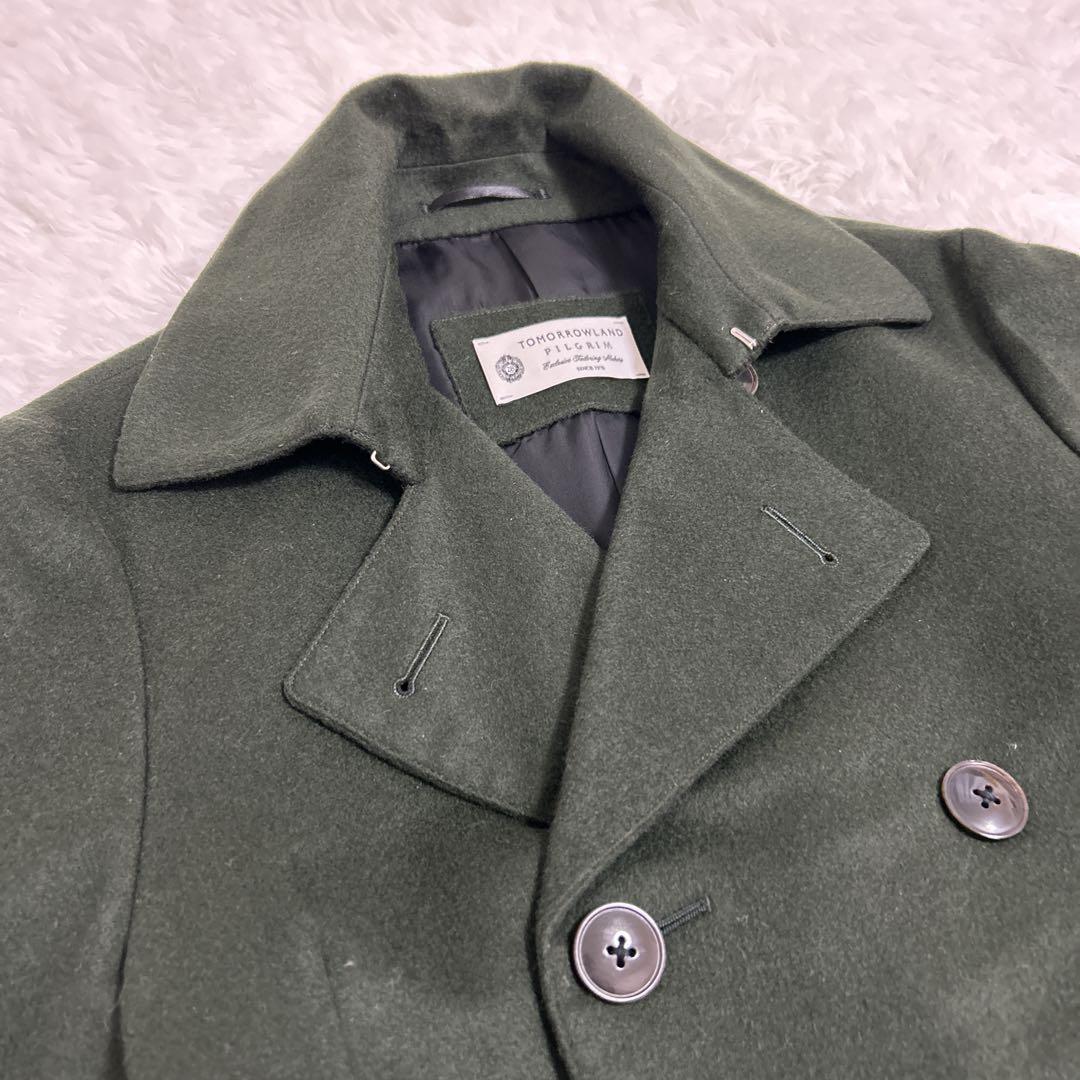 【上質】トゥモローランド ピルグリム ウールカシミヤ Pコート M 807