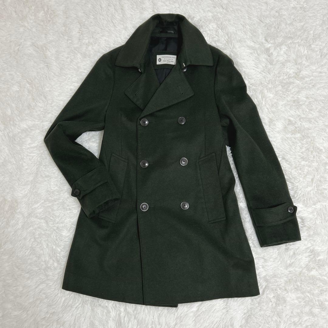 【上質】トゥモローランド ピルグリム ウールカシミヤ Pコート M 807