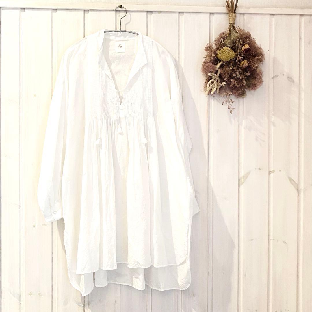 即完売❣️maison de soil 2024SS コットンピンタックチュニック