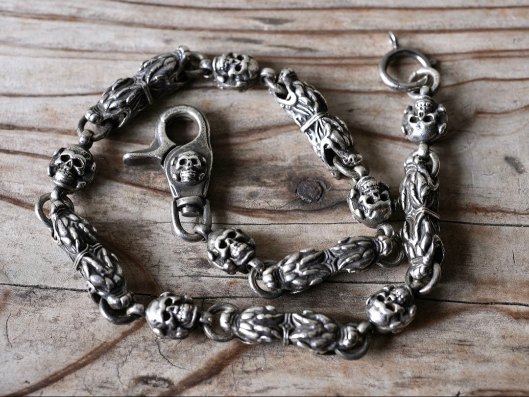 CREAM SODA / PINK DRAGON シルバー ウォレットチェーン