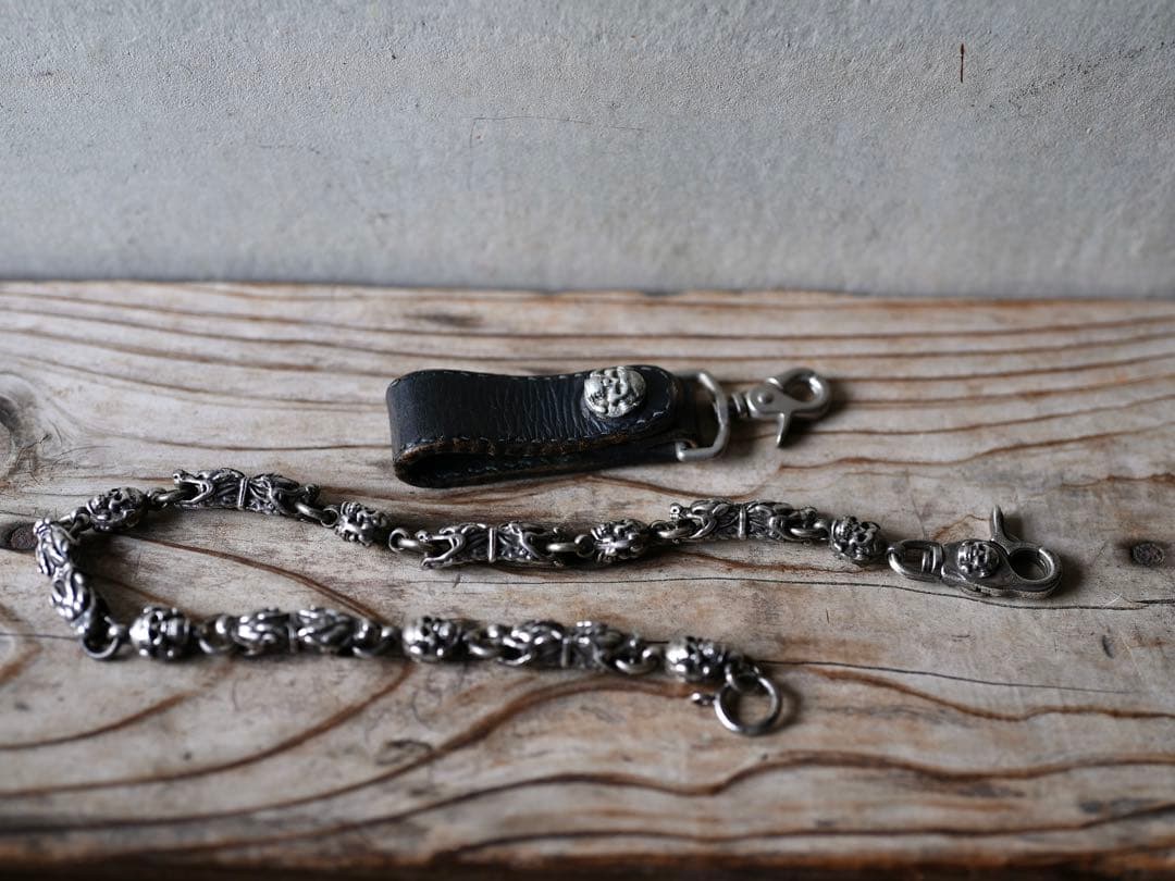 CREAM SODA / PINK DRAGON シルバー ウォレットチェーン