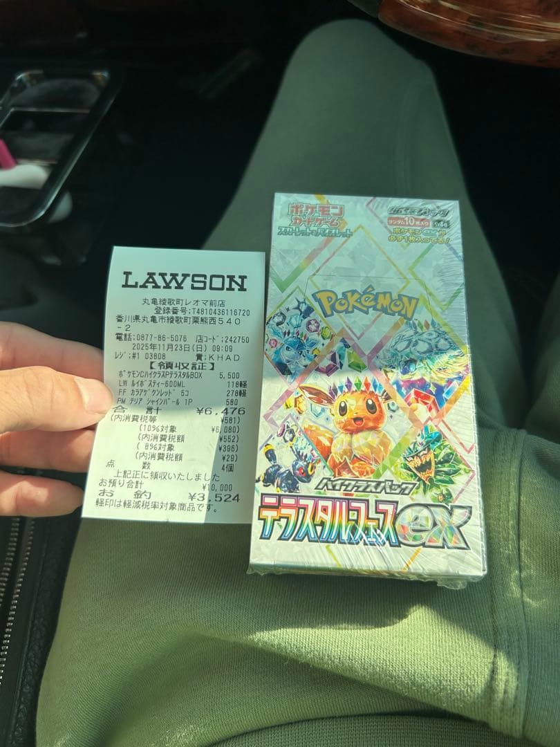 ポケモンカードゲーム テラスタルフェス　BOXシュリンク付き