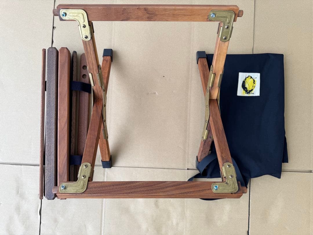 最終値下げ　 ノラズ　サイドテーブル特注品ウォールナット／ミリタリーNora's