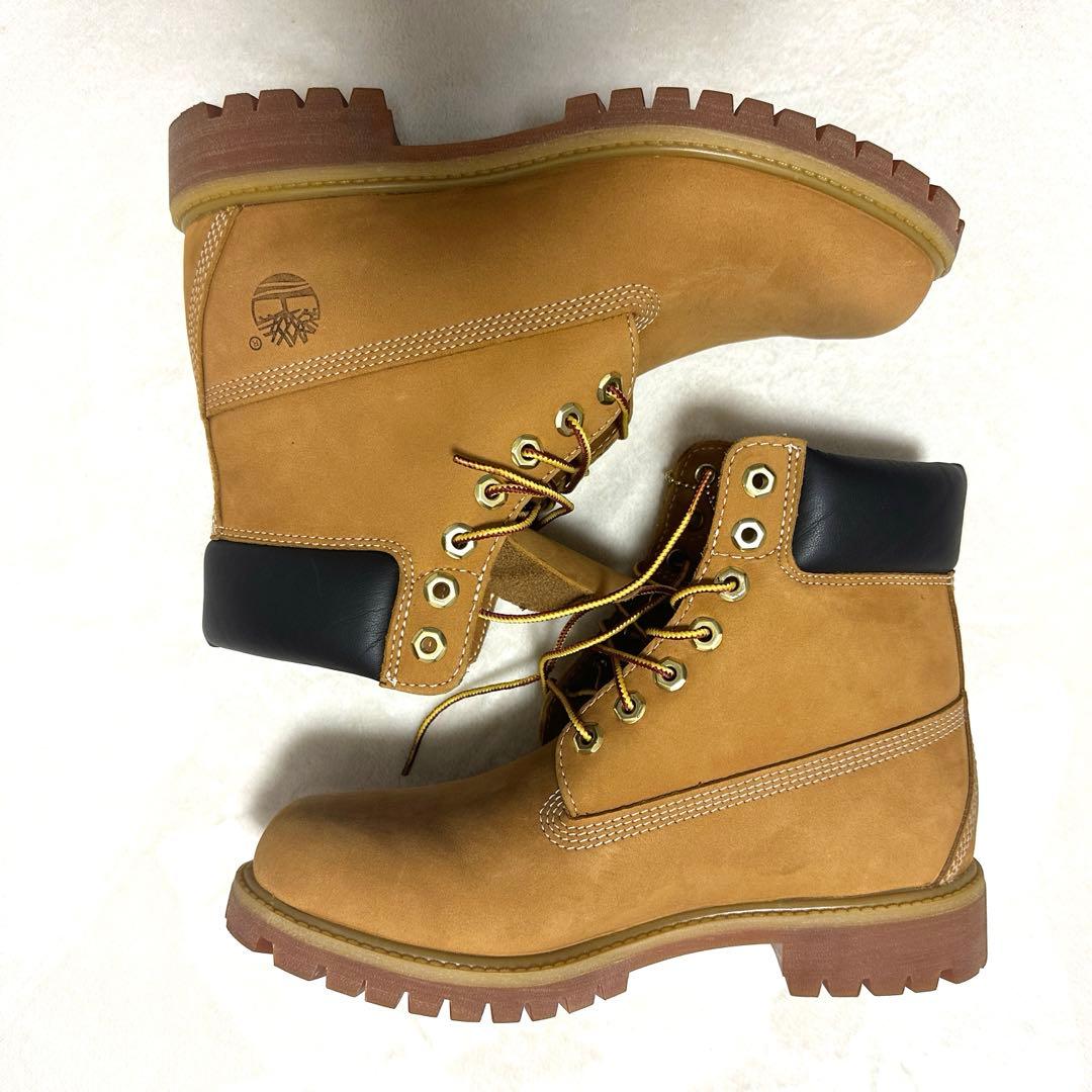 【新品同様】ティンバーランド 6インチ プレミアムブーツ 7.5W 25.5cm