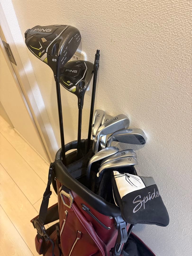 ゴルフクラブセット　PING g430 taylormade spider