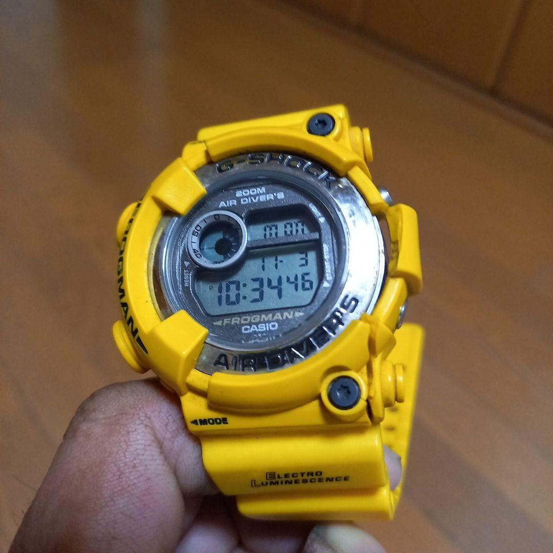 CASIO FROGMAN イエロー 腕時計