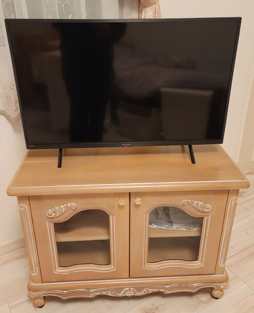 ウエストハウスギャラリー　ねこ脚　テレビボード　テレビ台　ロココ調