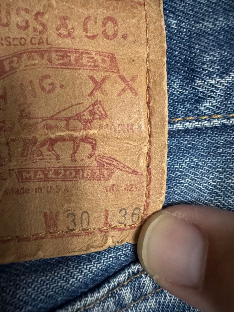 と*ち様 Levi's リーバイス501 66 前期　後期　ビックE ノーリペア