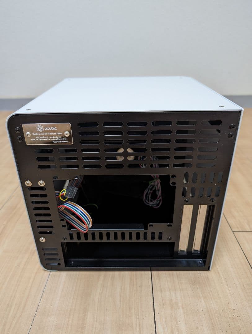 abee 美品ACE-CS01-SW シルキーホワイト Mini-ITXケース