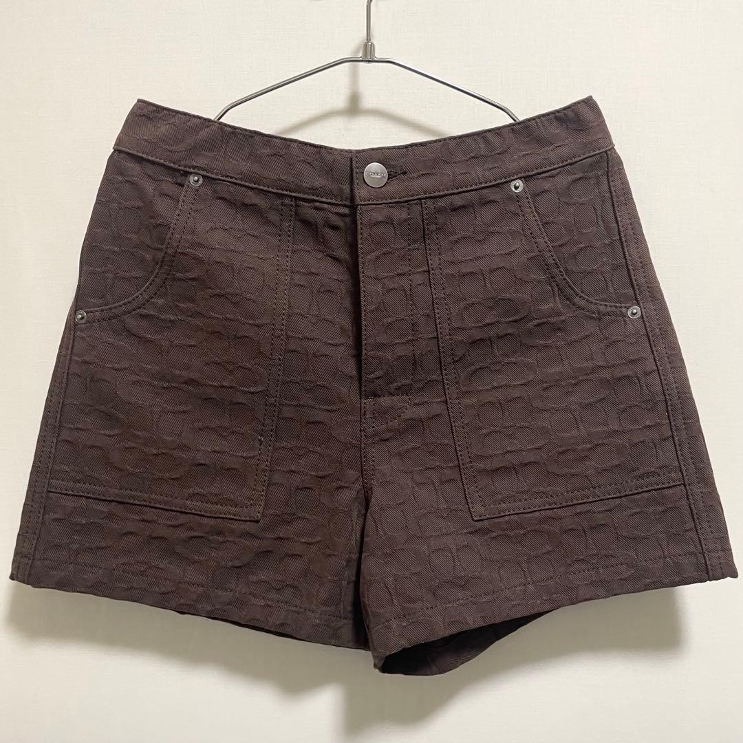 COACH コーチ シグネチャー デニム ショーツ 2