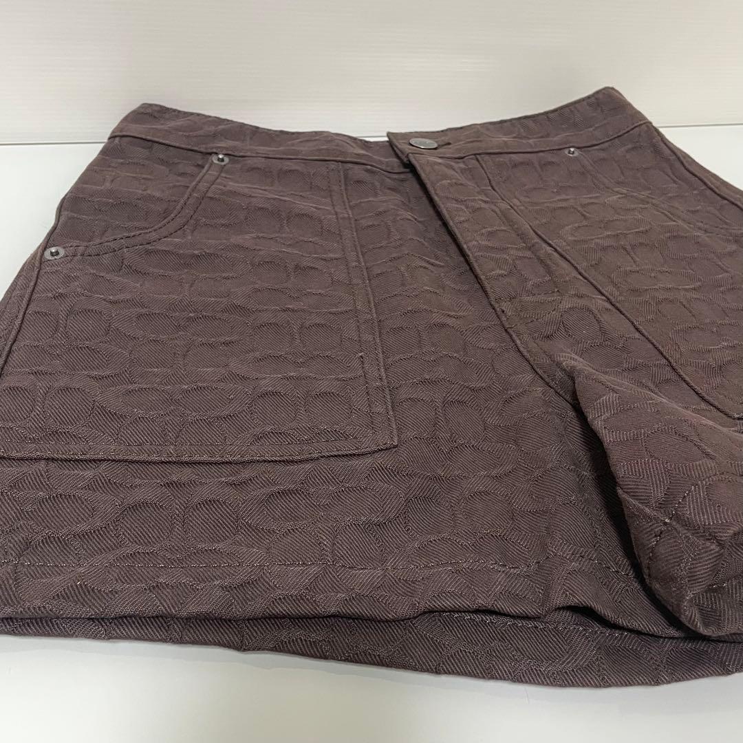 COACH コーチ シグネチャー デニム ショーツ 2