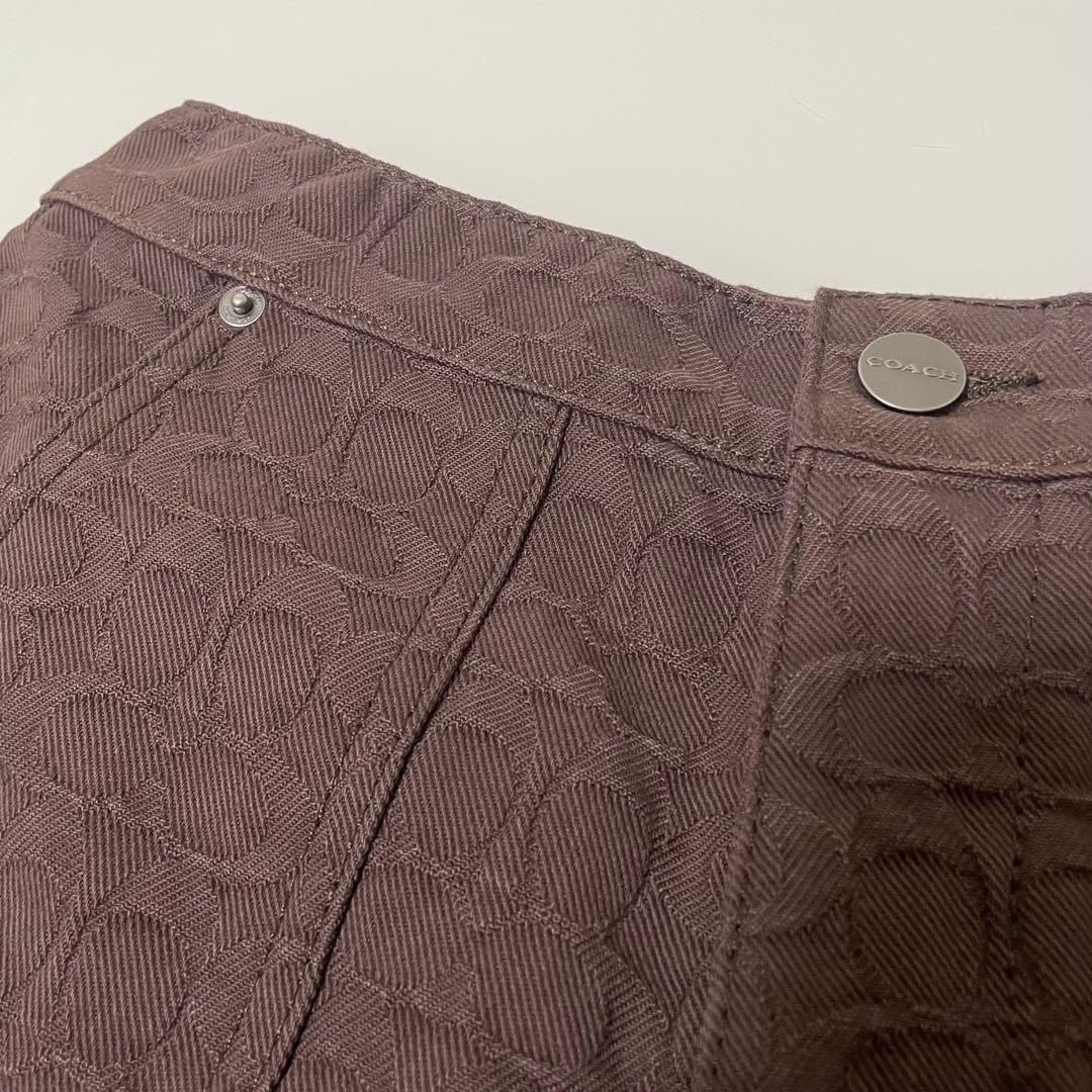 COACH コーチ シグネチャー デニム ショーツ 2