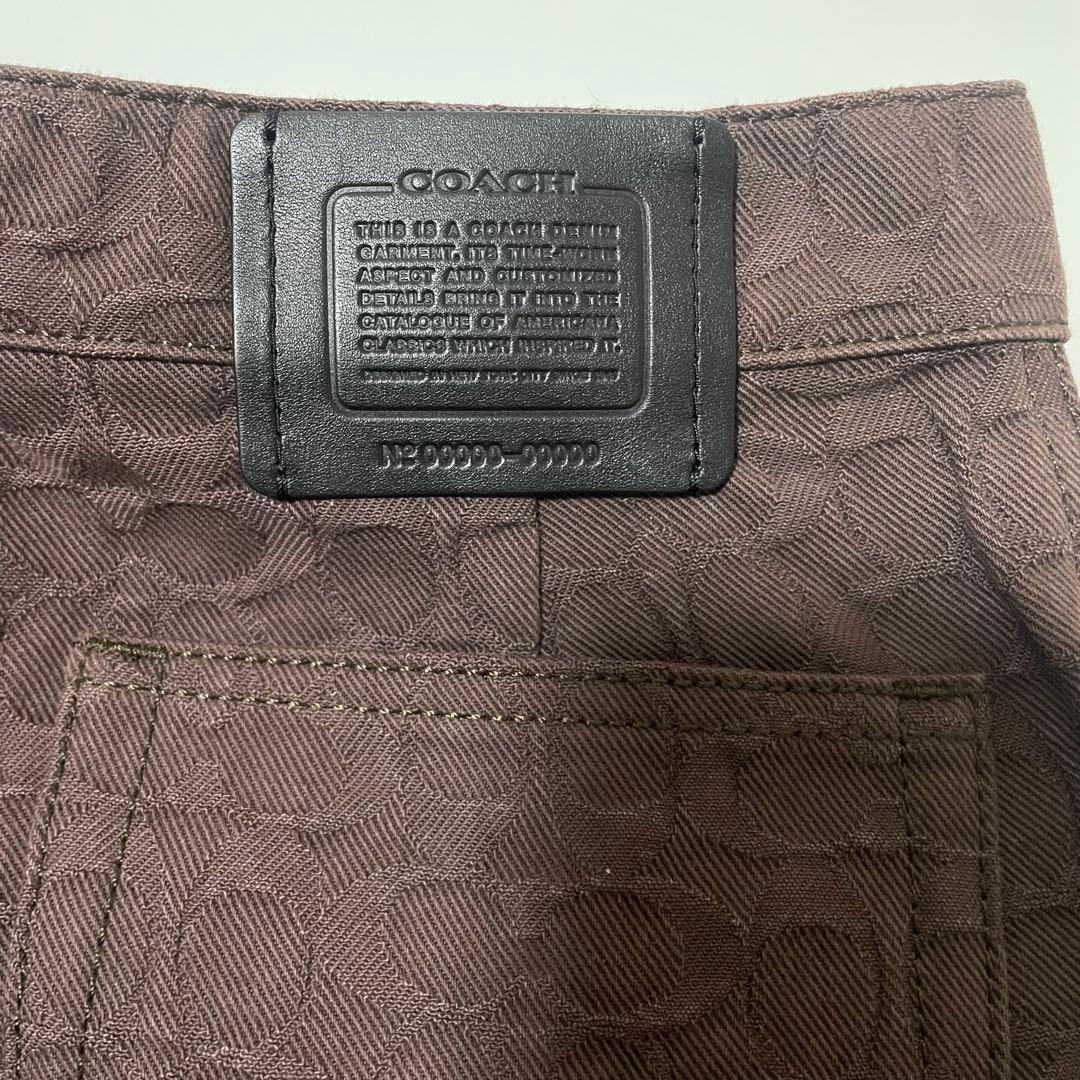 COACH コーチ シグネチャー デニム ショーツ 2