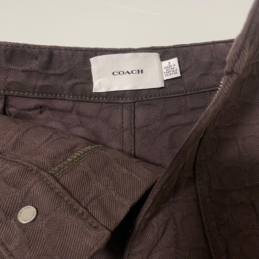 COACH コーチ シグネチャー デニム ショーツ 2