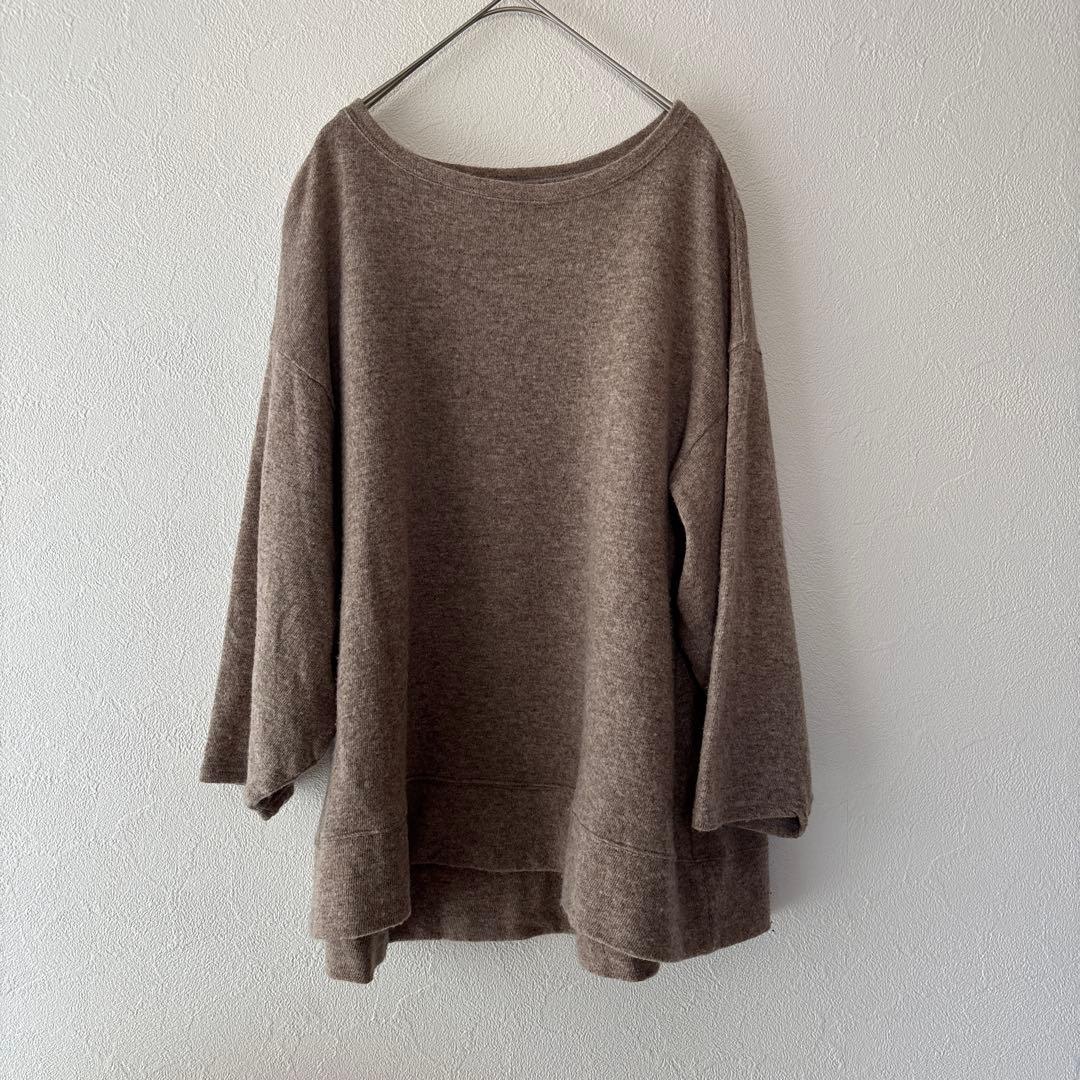 KAPITAL キャピタル　ニットカットソー　ヘンリーネック