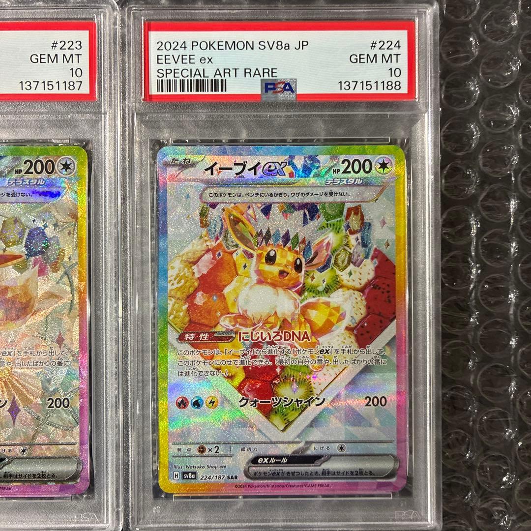 テラスタルフェスex ブイズ SARコンプリート PSA10 10連番