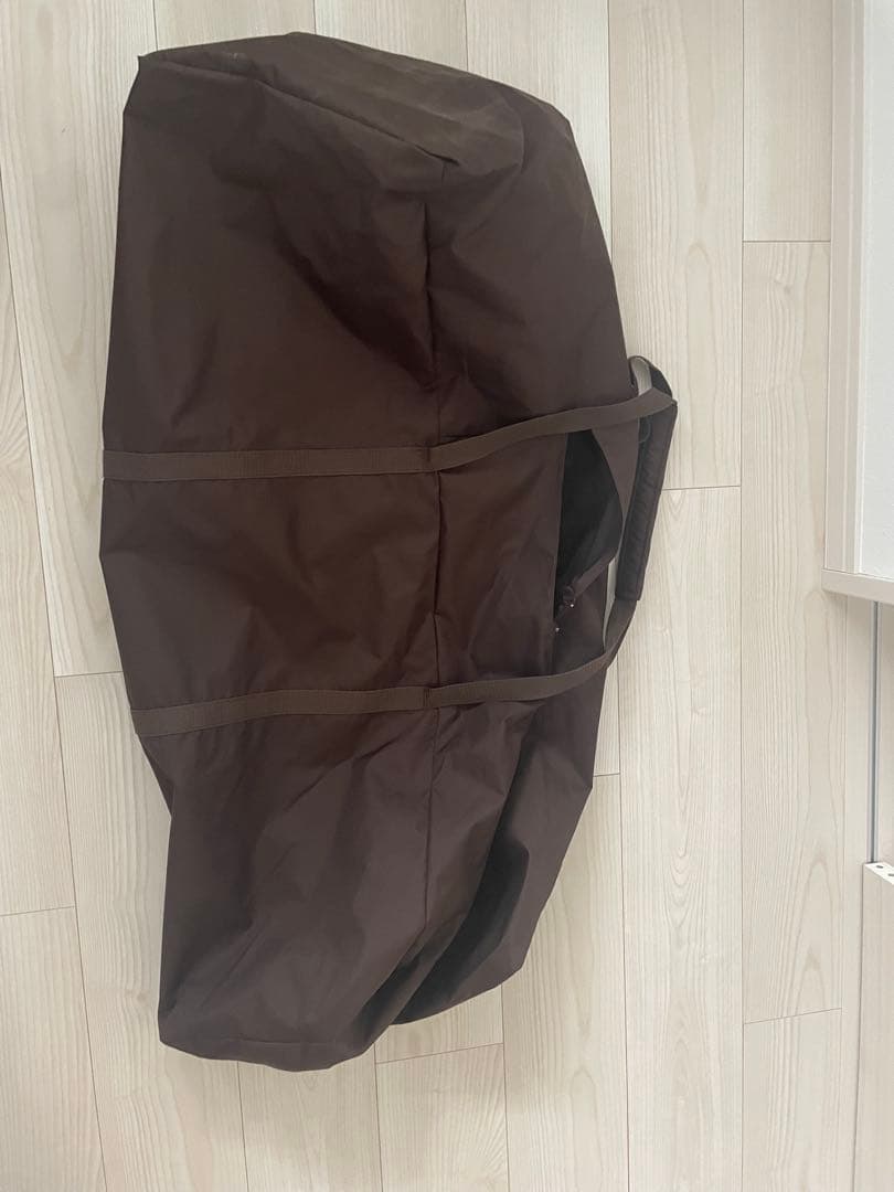 ココネル エアープラス 折り畳みベビーベッド　ブラウン　チョコレート