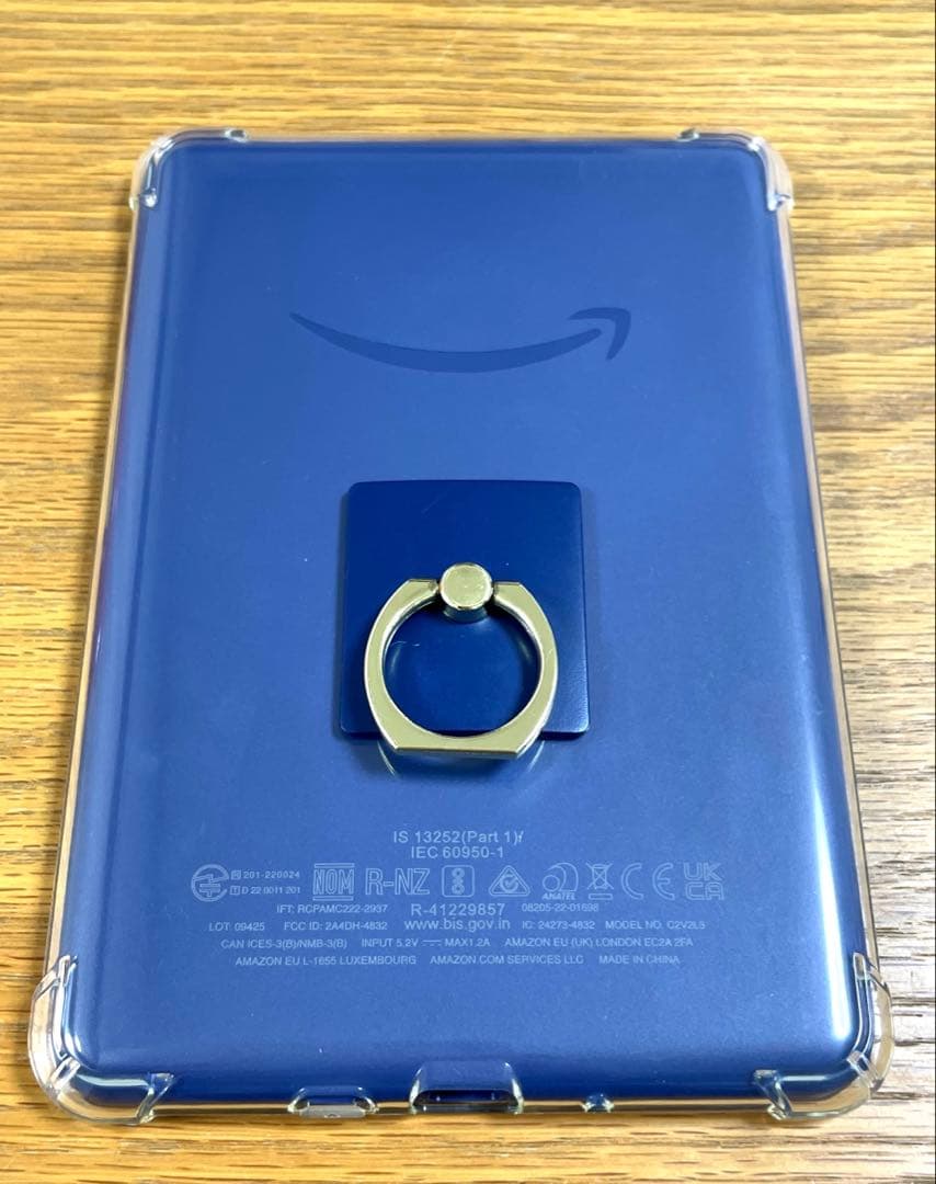 Kindle 6インチ ネイビー 本体(カバー付き)