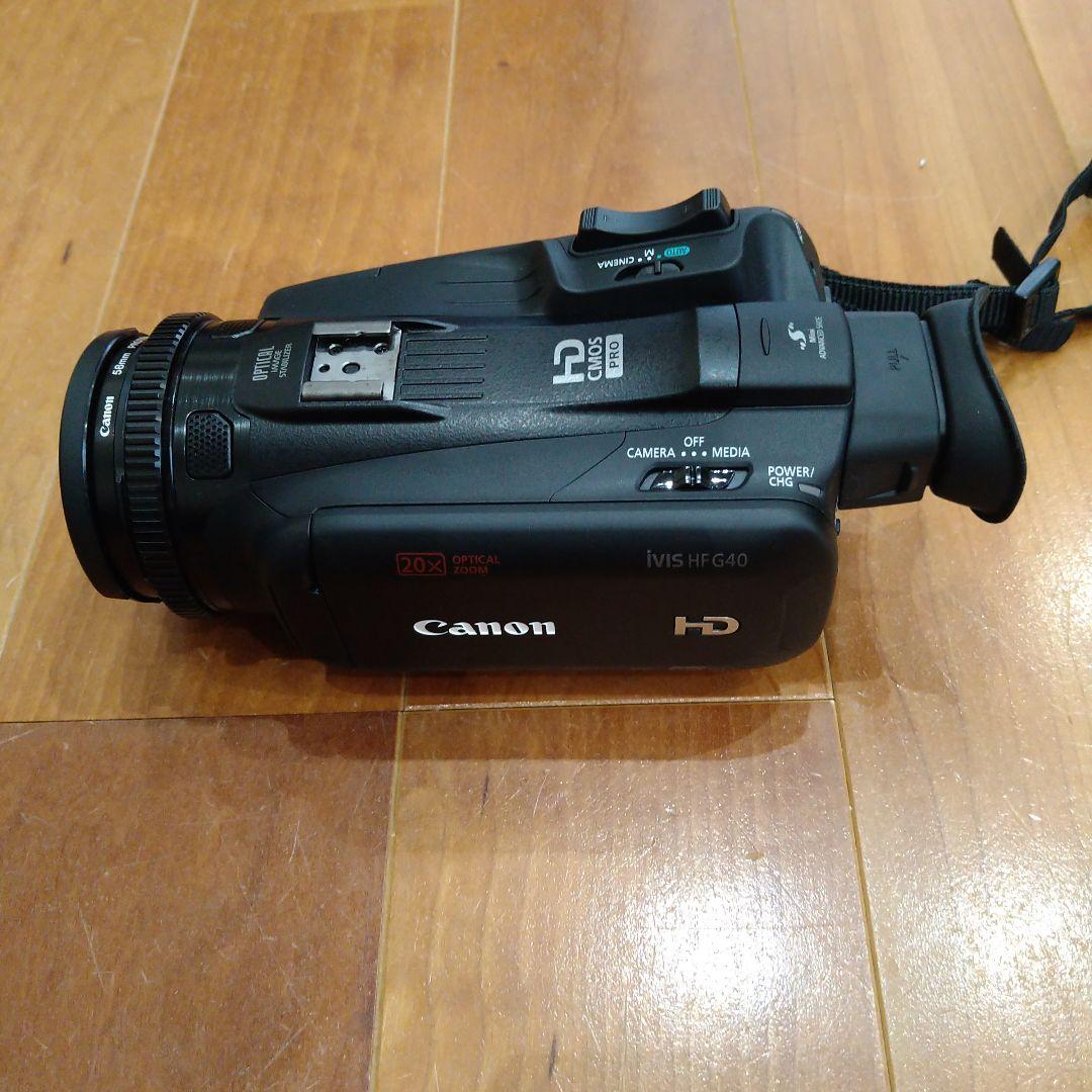 （未使用）Canon iVIS HF G40 ビデオカメラ テレコン ワイコン付