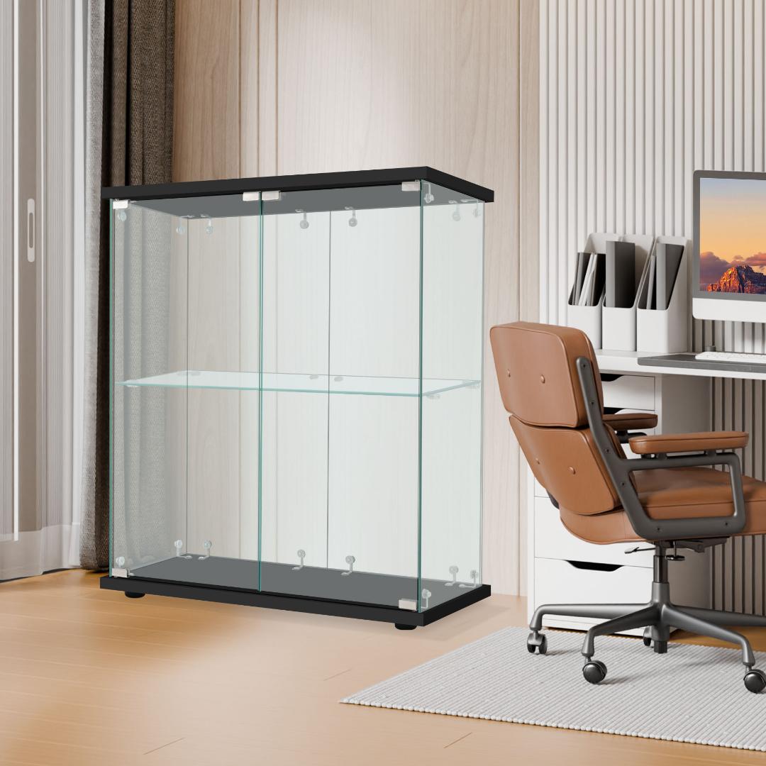 コレクションケース 両扉タイプ 2段 幅80.5×奥行36.5×高さ86cm