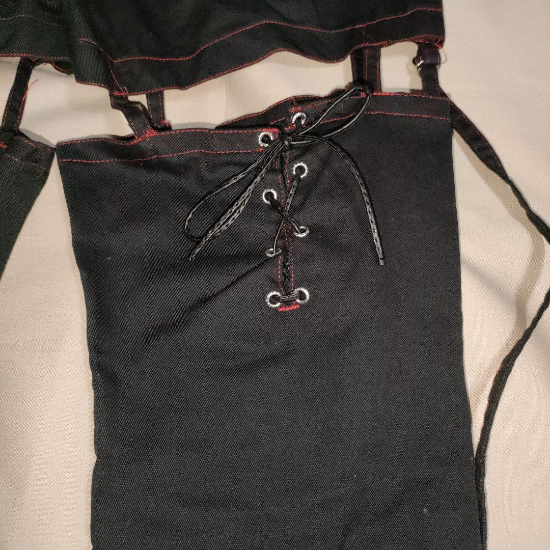 た*割様 Mad Girl Punk バックル付き ボンテージ パンツ ガーター