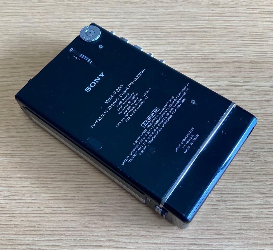 SONY WM-F203 ウォークマン カセットプレーヤー取説付き【ジャンク】