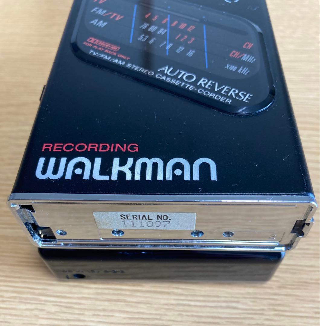 SONY WM-F203 ウォークマン カセットプレーヤー取説付き【ジャンク】