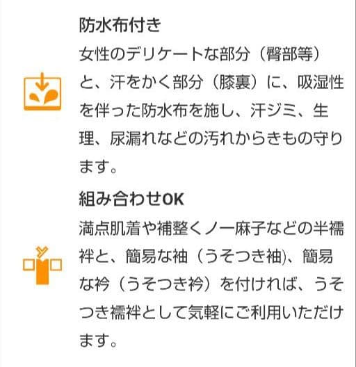 【たかはしきもの工房】未使用品/満点ガードル裾よけ/ペチコート/Lサイズ