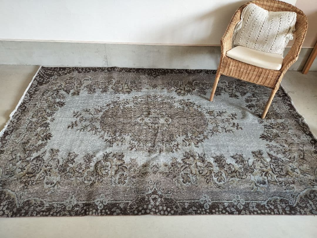 【まめた】大判/ダークグレーオーバーダイ　No.635