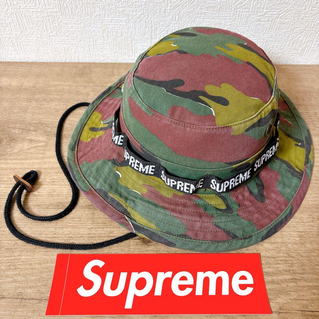 正規品　Supreme アウトドアハット　ハット　帽子　アメリカ製　迷彩