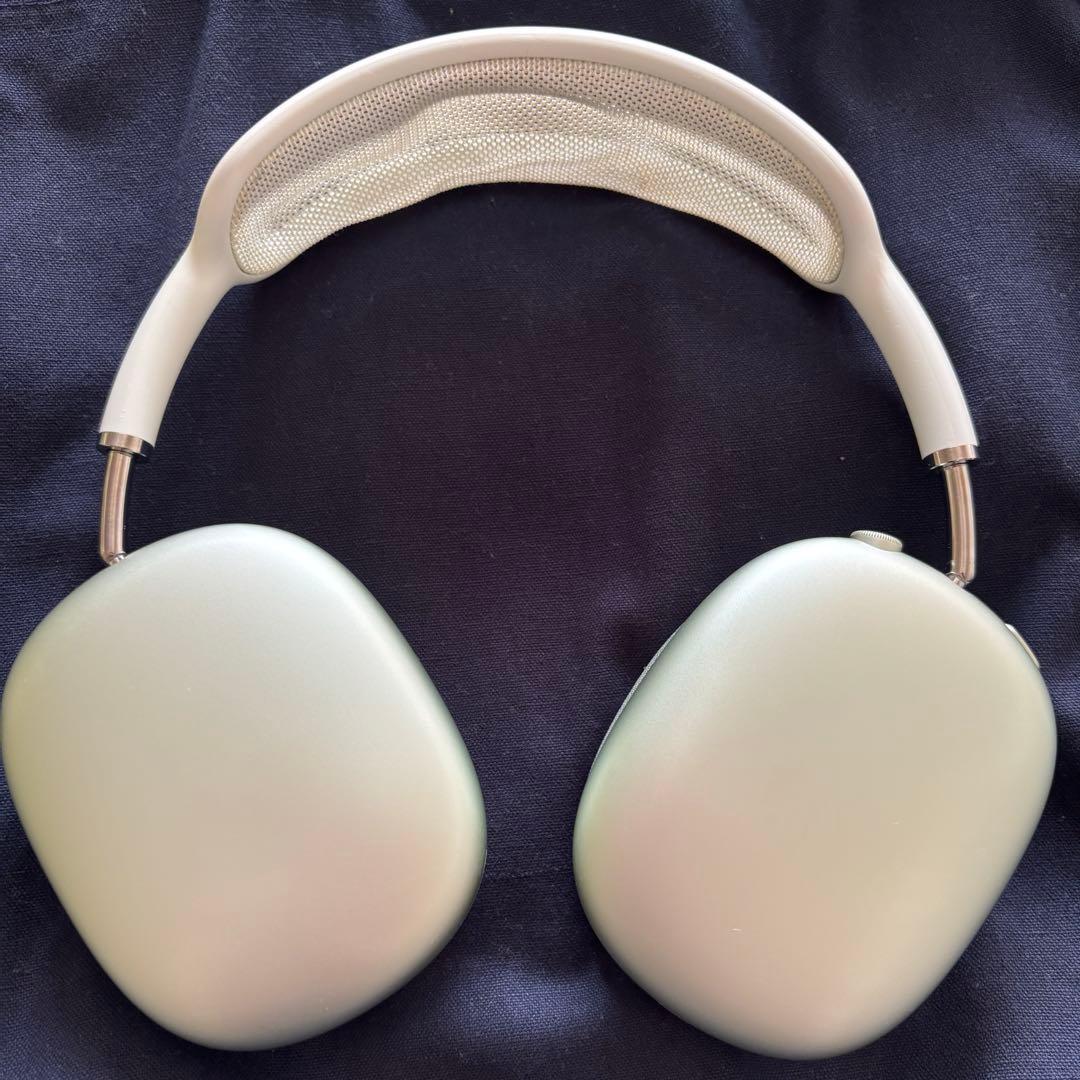 【ジャンク】Airpods Max 第一世代　グリーン オーディオケーブル付