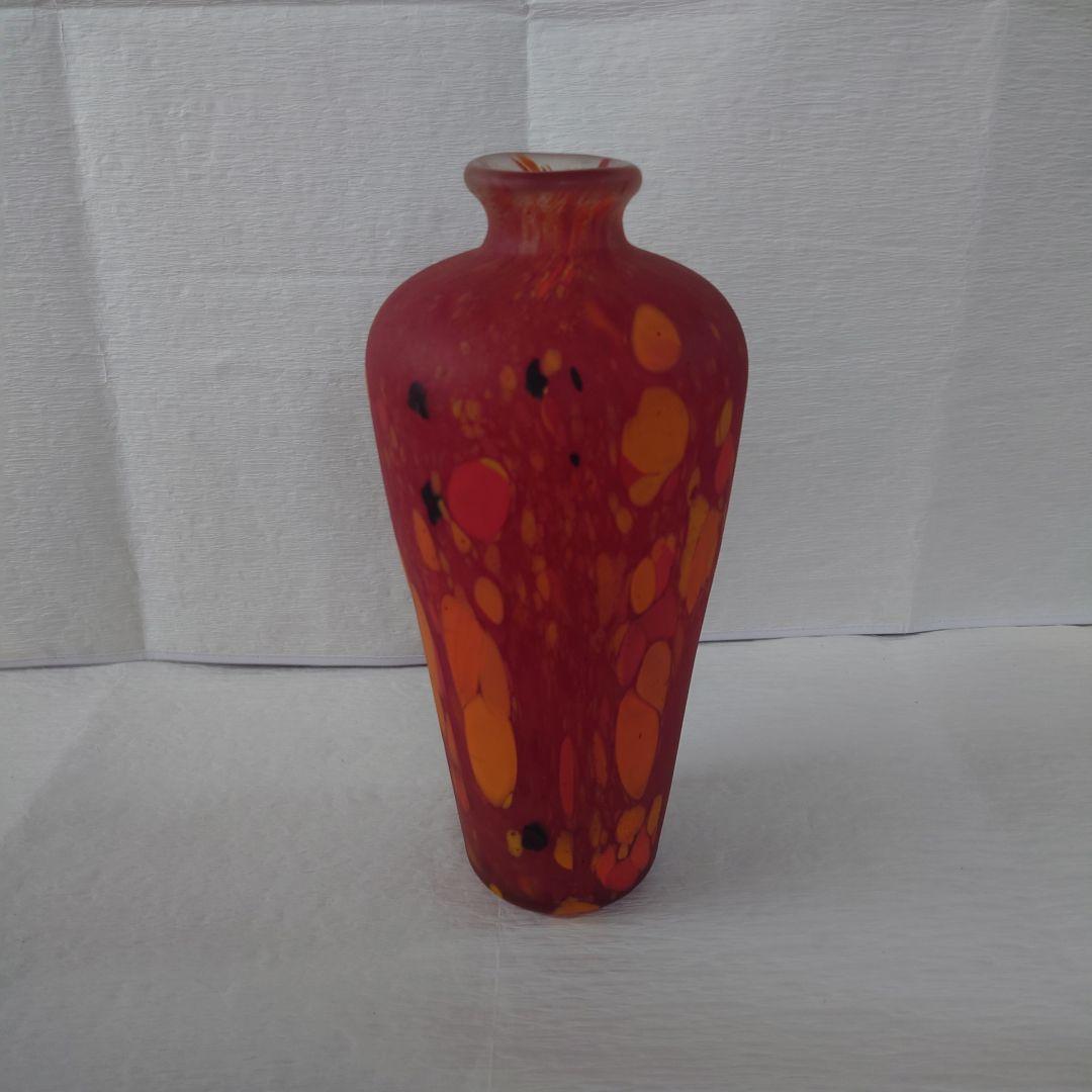 藤田喬平 手吹 ガラス花瓶