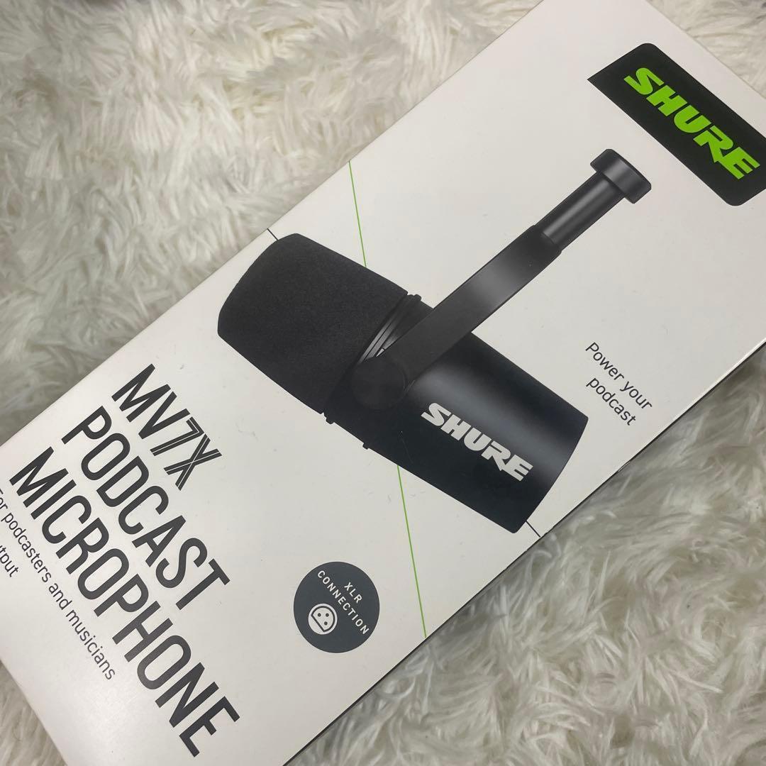 SHURE シュア MV7X ポッドキャストマイクロホン ダイナミック