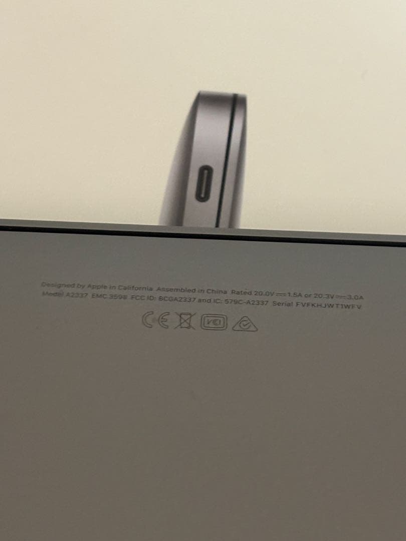 美品 MacBook Air M1 スペースグレイ 8GB/256GB 箱あり